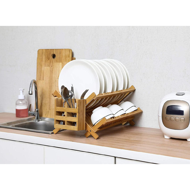 zhongshanginter Bamboo Dish Rack Wayfair